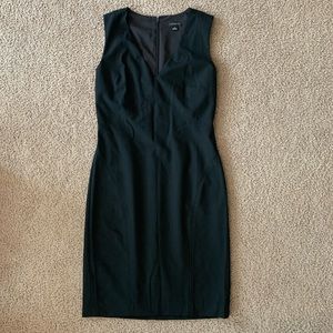 Ann Taylor Black Sleeveless Sheathe Dress, Size 0